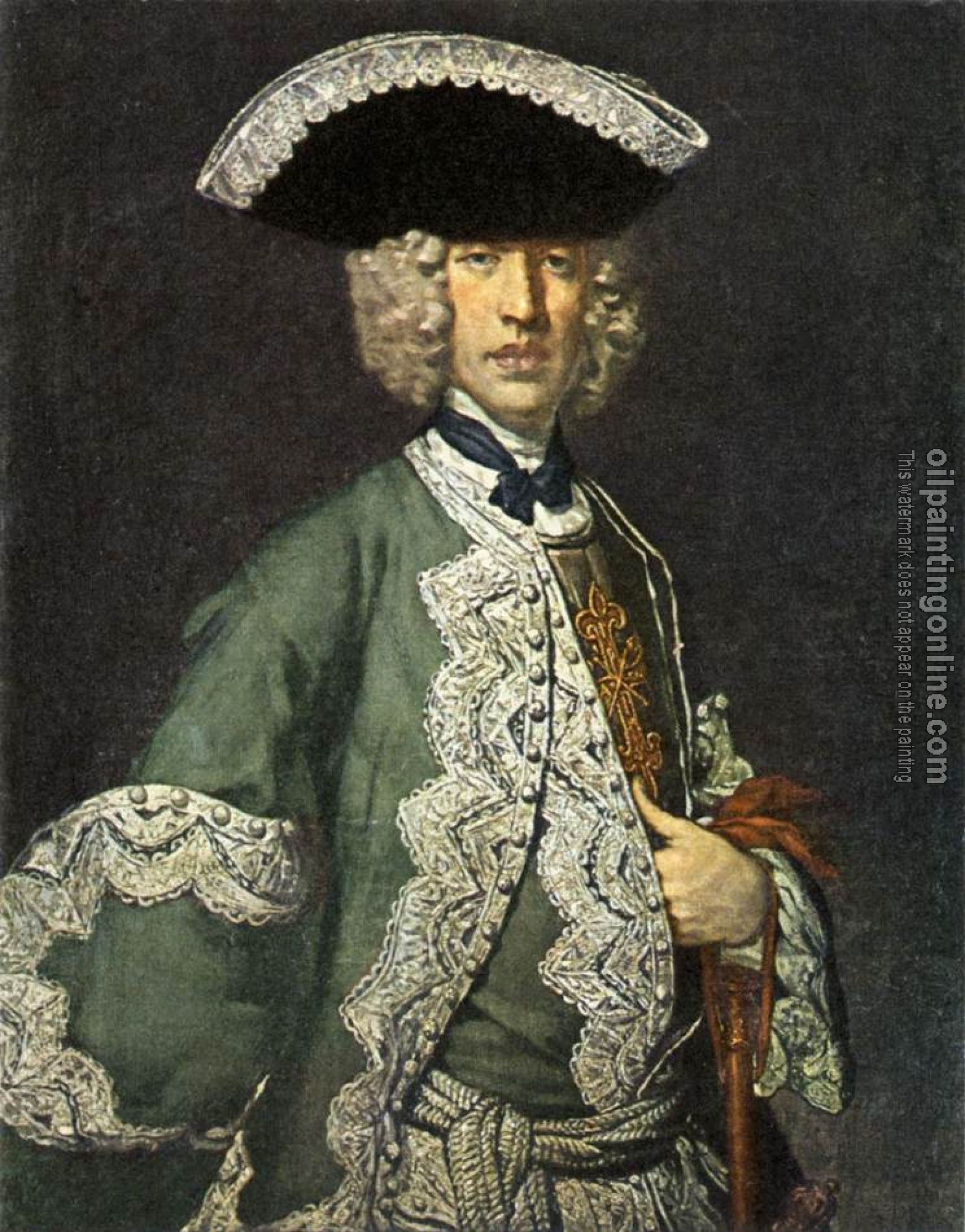 Ghislandi, Vittore - Portrait of a Gentleman